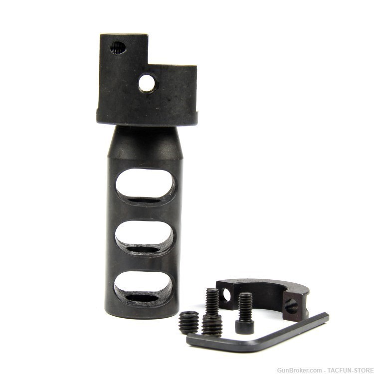 SKS 7.62x39mm Bolt On Competition Muzzle Brake Recoil Reducer-img-5