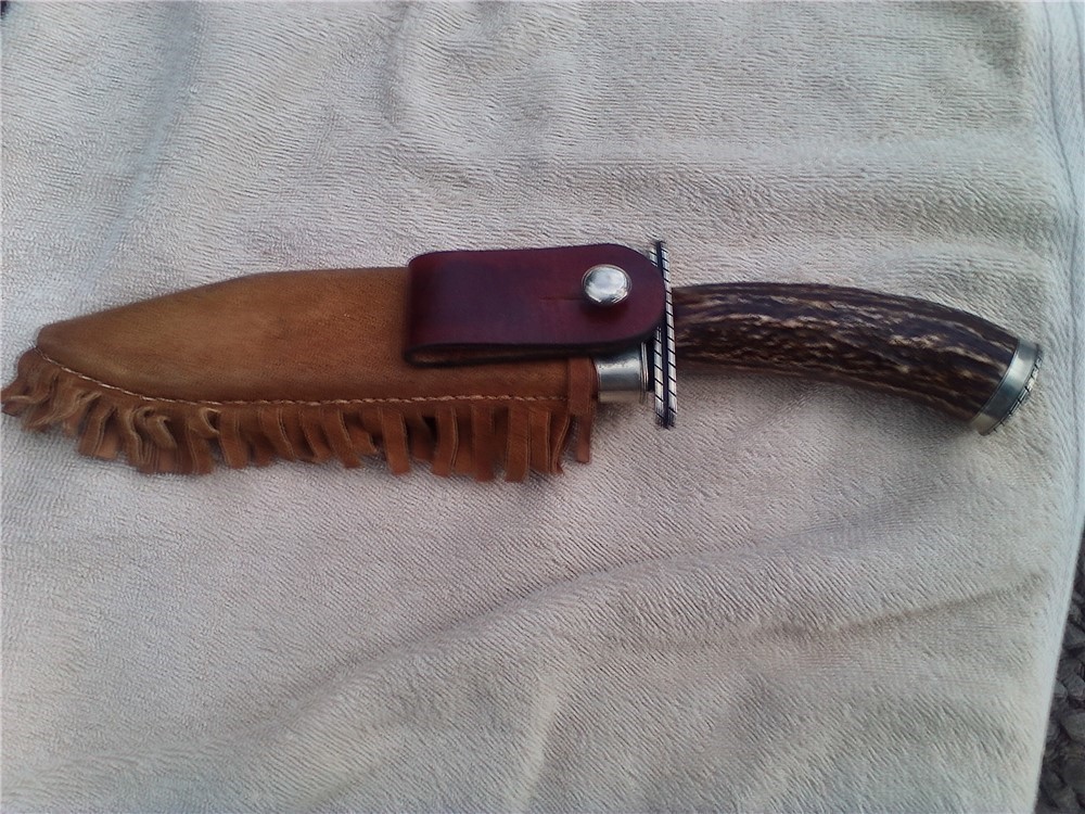 Sheldon 8" Bowie Knife, w/stag handle-img-11