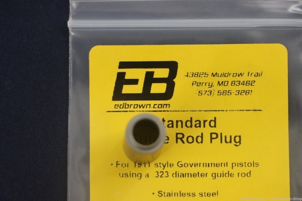 Ed Brown Standard Guide Rod Plug Stainless Steel 881 1911 Government New -img-2