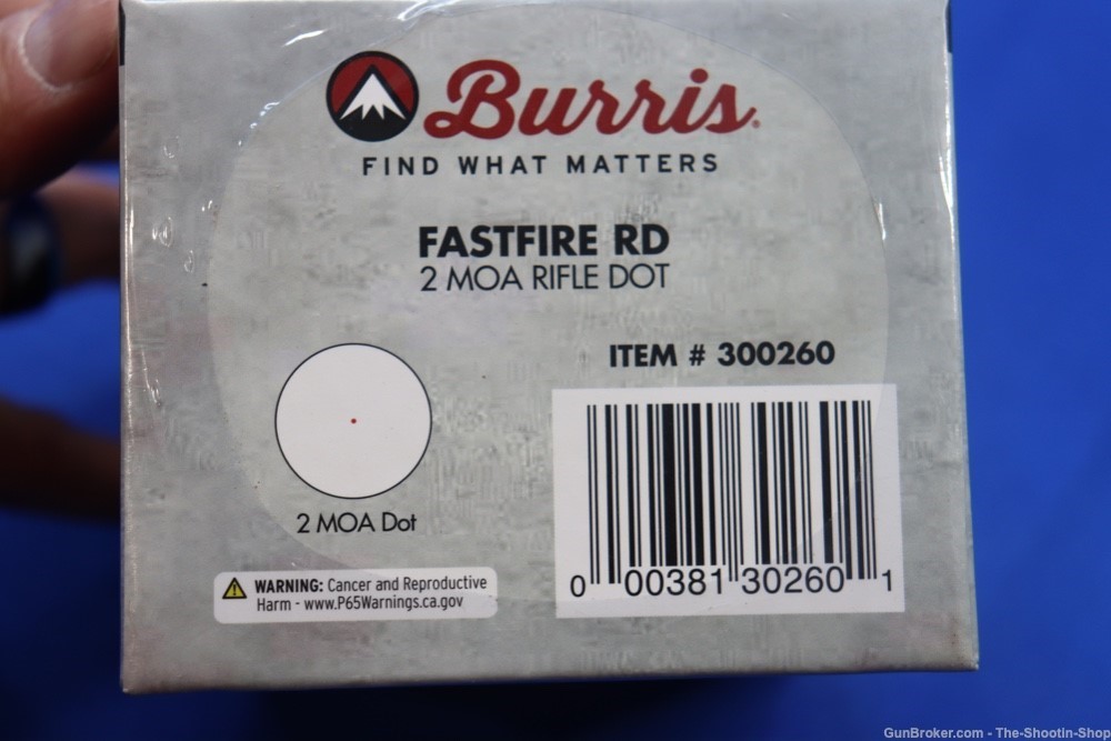 BURRIS FASTFIRE Red Dot Tactical Rifle Sight 2-MOA Picatinny MSR Rail Mount-img-5