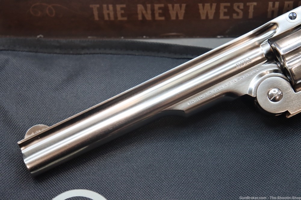 Taylors & Company SCHOFIELD Model Revolver 38SPL Single Action NICKEL PEARL-img-1