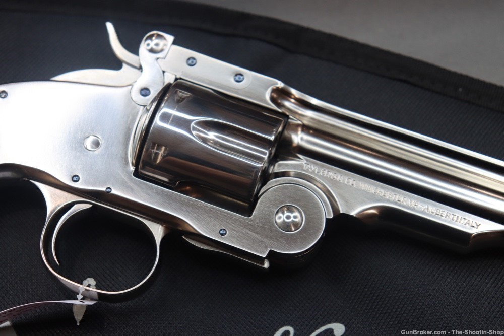 Taylors & Company SCHOFIELD Model Revolver 38SPL Single Action NICKEL PEARL-img-13
