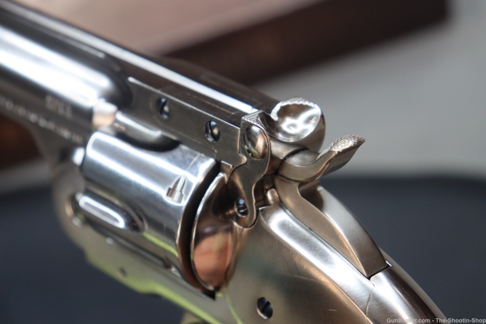 Taylors & Company SCHOFIELD Model Revolver 38SPL Single Action NICKEL PEARL-img-28