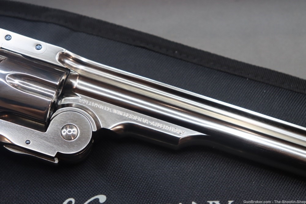 Taylors & Company SCHOFIELD Model Revolver 38SPL Single Action NICKEL PEARL-img-14