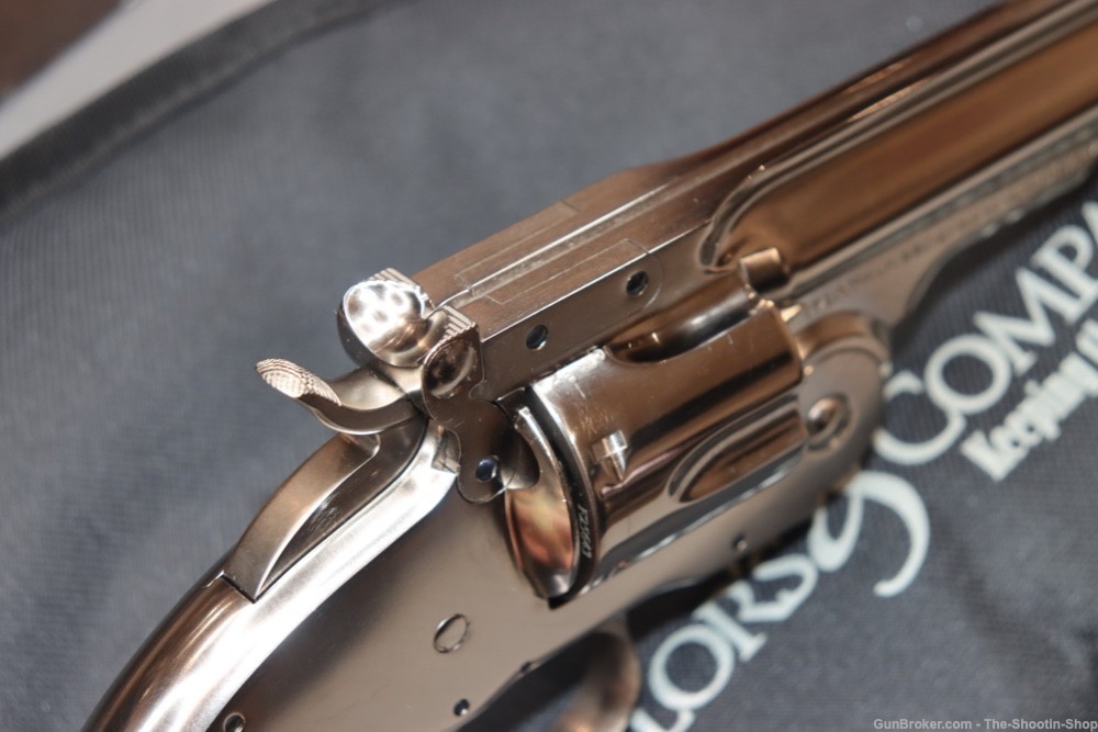 Taylors & Company SCHOFIELD Model Revolver 38SPL Single Action NICKEL PEARL-img-26