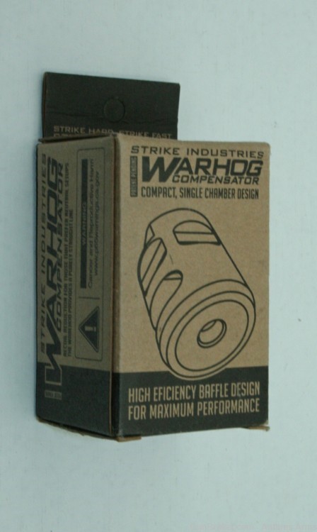 Strike Warhog Compensator Muzzle Brake 1/2x28 5.56x45 .223 Melonite-img-0