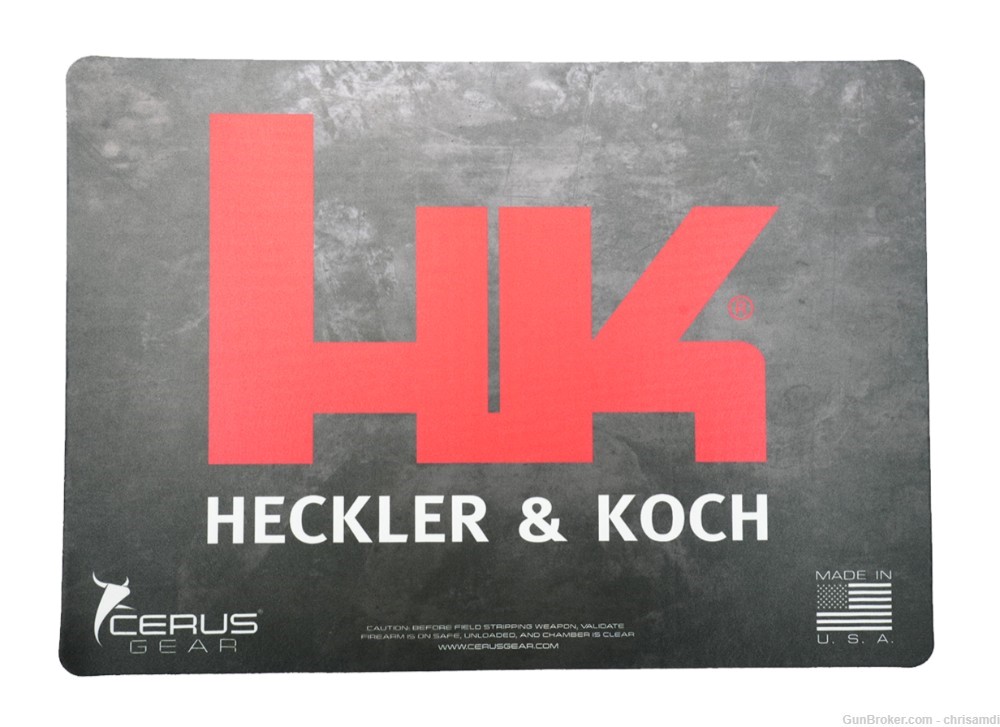 HK FACTORY ORIGINAL OFFICIAL PROMOTIONAL HEAVY DUTY COUNTER MAT 12”x17”-img-0