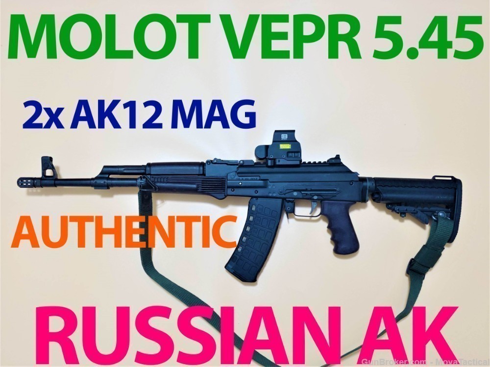 Russian AK AK47 AK74 5.45x39 16" 5.45 VEPR RUSSIAN -AK74 MOLOT VEPR AK-img-0