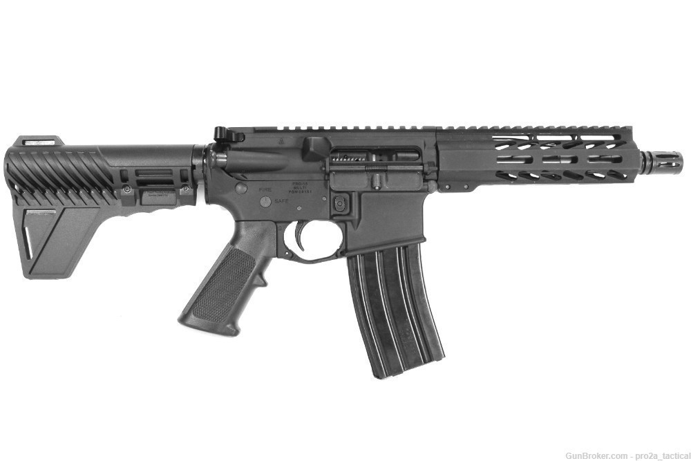 PRO2A TACTICAL PATRIOT 7.5 inch AR-15 300 BLACKOUT Melonite Pistol-img-0