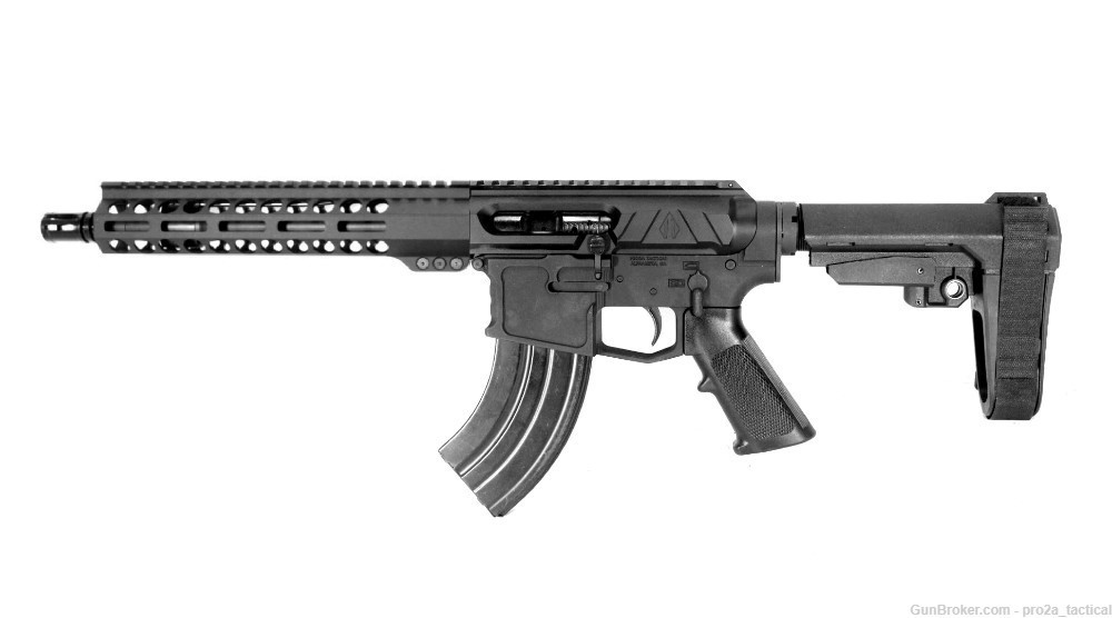 PRO2A VALIANT LEFT HAND 10.5 inch AR-15 7.62x39 SIDE CHARGING Pistol-img-0