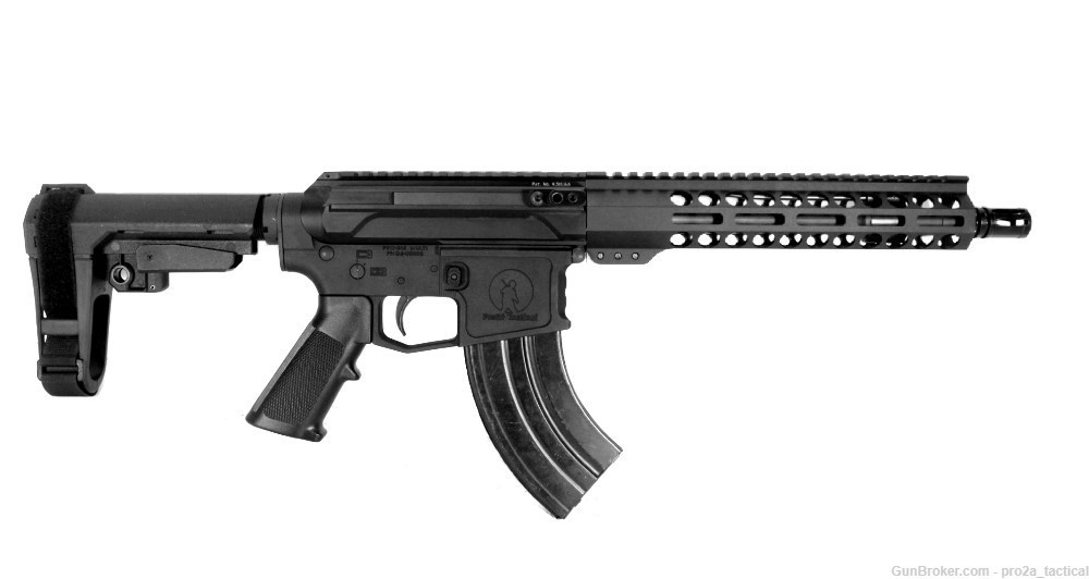 PRO2A VALIANT LEFT HAND 10.5 inch AR-15 7.62x39 SIDE CHARGING Pistol-img-1