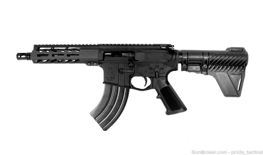 PRO2A TACTICAL PATRIOT LEFT HAND 7.5 inch AR-15 7.62x39 M-LOK Pistol-img-0