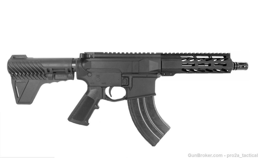PRO2A TACTICAL PATRIOT LEFT HAND 7.5 inch AR-15 7.62x39 M-LOK Pistol-img-1