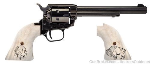 Heritage Rough Rider Handgun .22 LR 6RD  6.5" Buffalo Nickel RR22B6-BN-img-0
