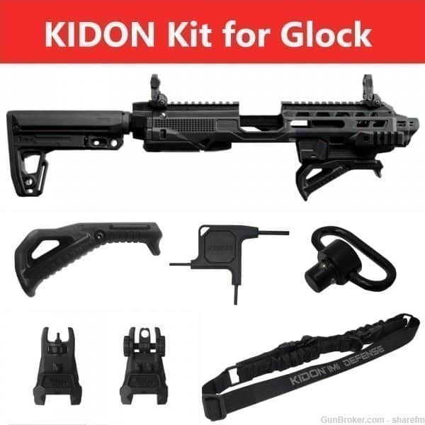 IMI Defense KIDON Universal PDW Conversion Kit For Glock - Black-img-0