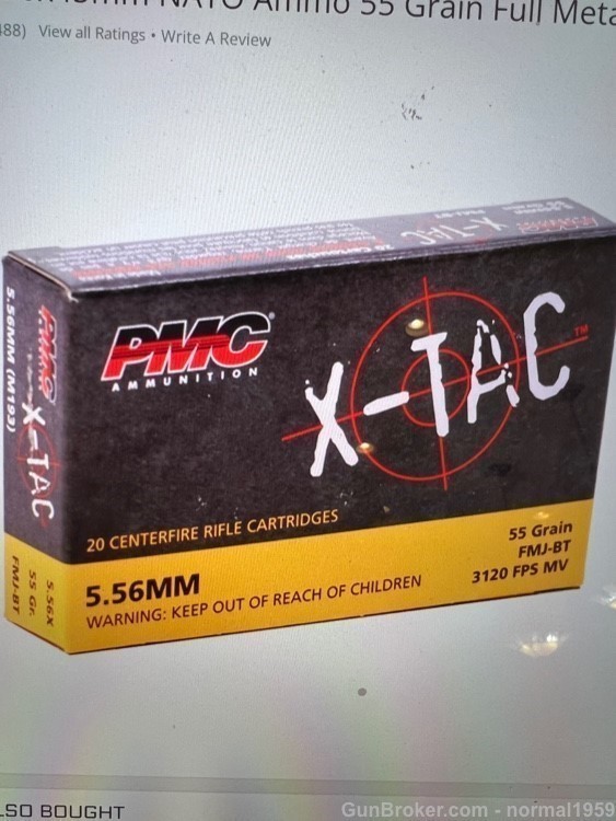 X-TAC 5.56 NATO 55GR FMJ 1000RD CASE WITH 10X PMAGS-img-3
