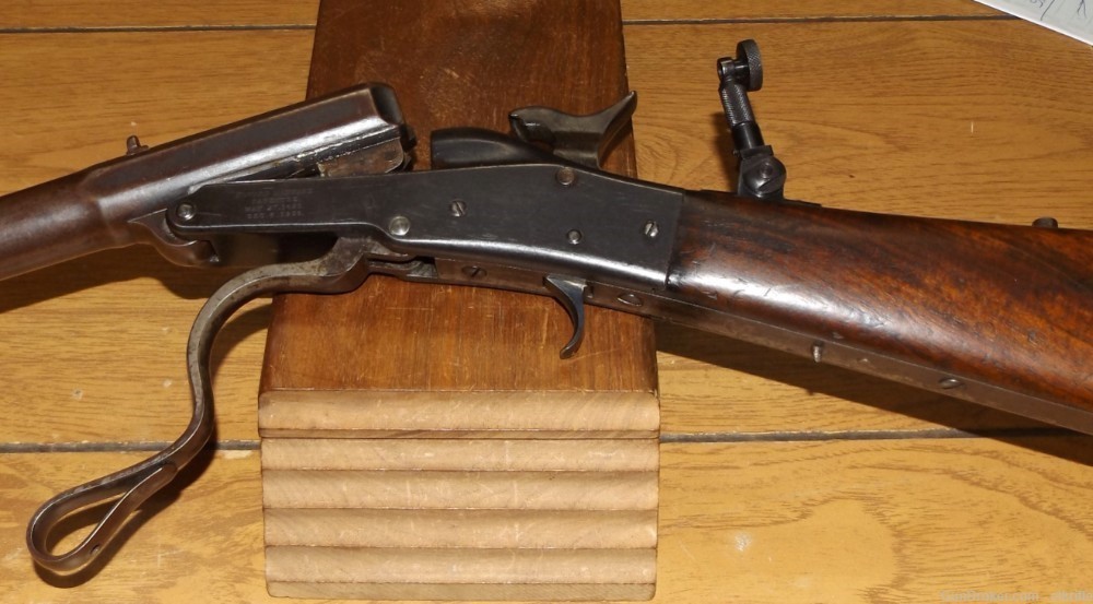 Maynard Sporting Rifle 44-40 Winchester Antique Single Shot W/Lyman Tang-img-7