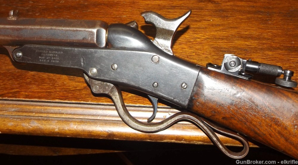 Maynard Sporting Rifle 44-40 Winchester Antique Single Shot W/Lyman Tang-img-14