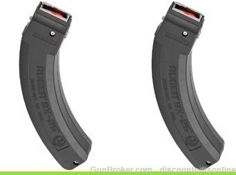 Two Ruger 10/22 25 rd magazines NEW Factory Magazines BX-25 SALE PRICE!-img-0