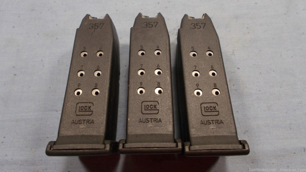 [3] Glock 33 Magazines GEN4  357sig 9rd Factory OEM-img-0