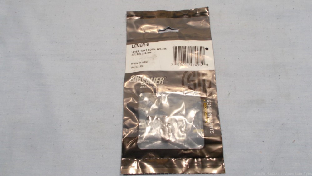 Sig Sauer P Series Take Down Lever Code: LEVER-6 #1601111358 NOS-img-2