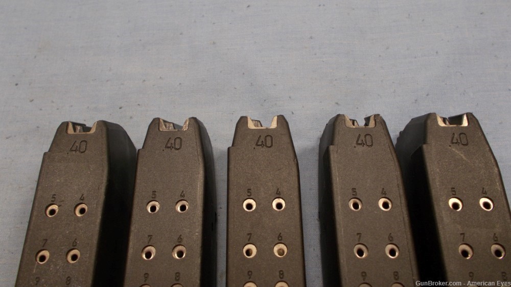 [5] Glock 27 Magazines 9rd 40sw Gen4 OEM Factory. -img-11