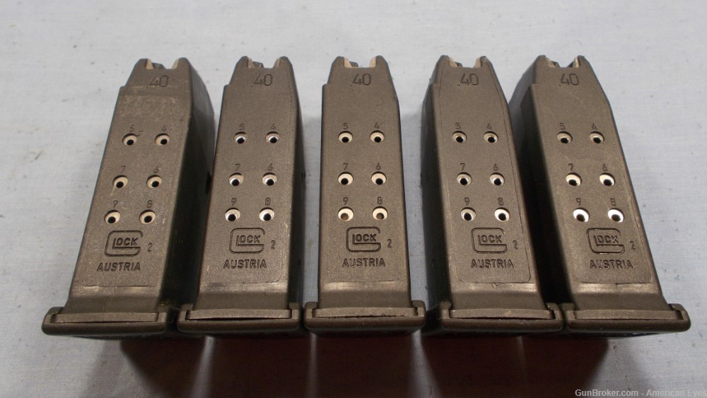 [5] Glock 27 Magazines 9rd 40sw Gen4 OEM Factory. -img-30