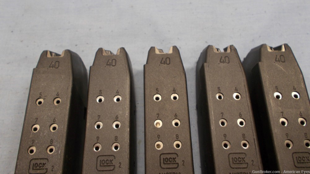 [5] Glock 27 Magazines 9rd 40sw Gen4 OEM Factory. -img-10
