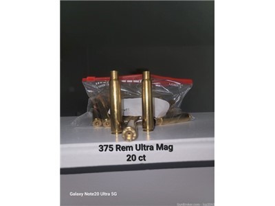 375 Remington Ultra Mag brass 