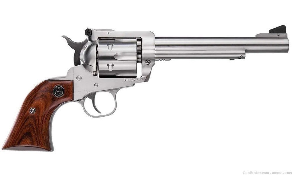 Ruger New Model Blackhawk .357 Magnum 6.5" Satin Stainless 6 Rds 0319-img-1