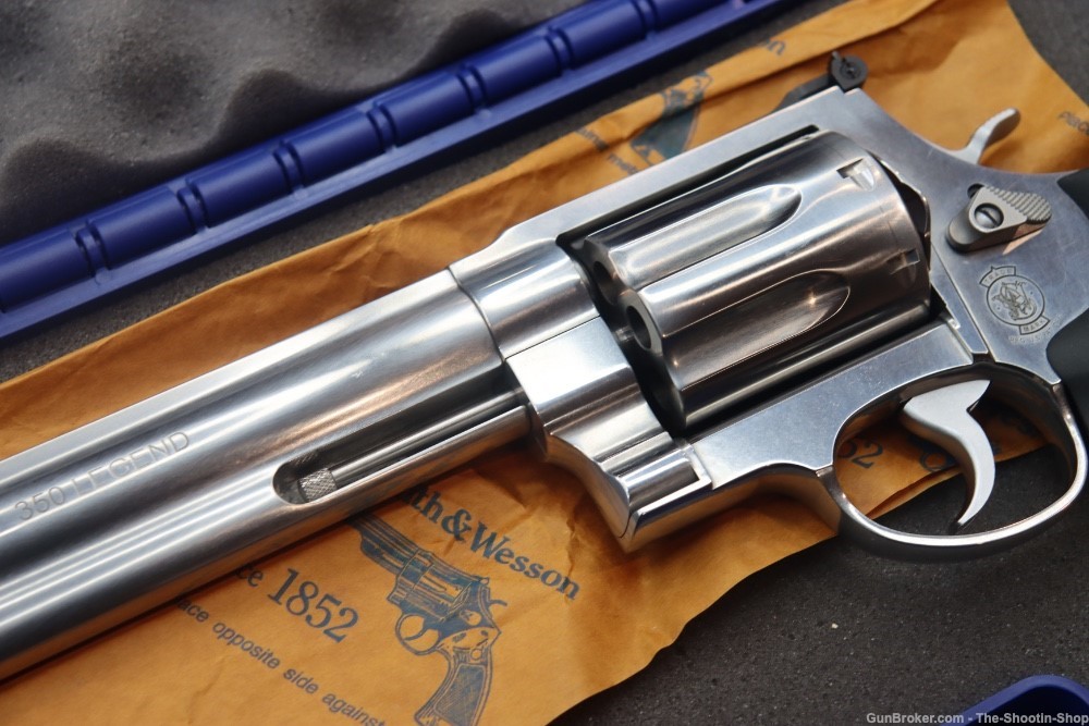 Smith & Wesson Model M350 Revolver 350 LEGEND 7.5" S&W 13331 Stainless 7RD-img-3
