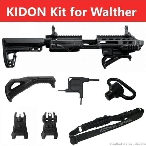 IMI Defense KIDON Universal PDW Conversion Kit For Walther - Green-img-7
