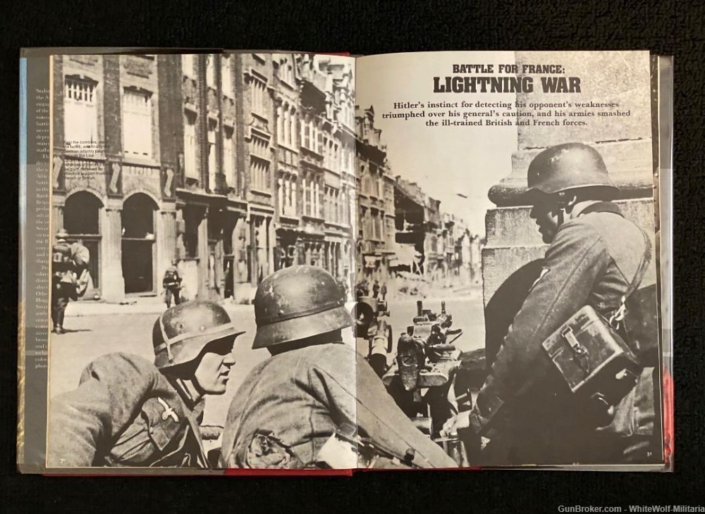 WW2 German Book DECISIVE BATTLES of A.H.'s WAR Mint w/ Clear Dust Jacket-img-6