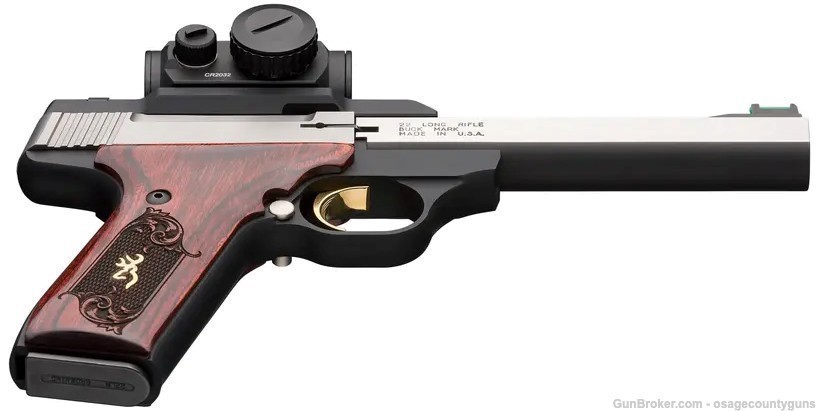 Browning Buck Mark Medallion 22LR 10+1 Rosewood Red Dot 5.5" 051581490-img-3