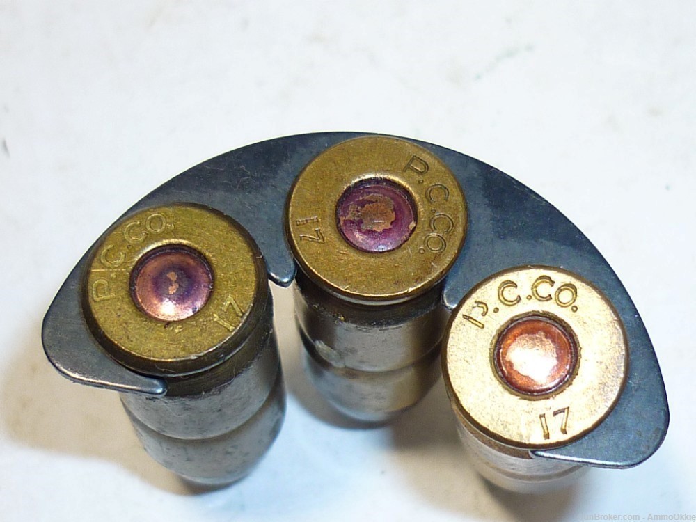 3rd - WW1 .45 ACP ORIGINAL AMMO ON MOON CLIPS - M1917 Revolver - 45acp 1918-img-10