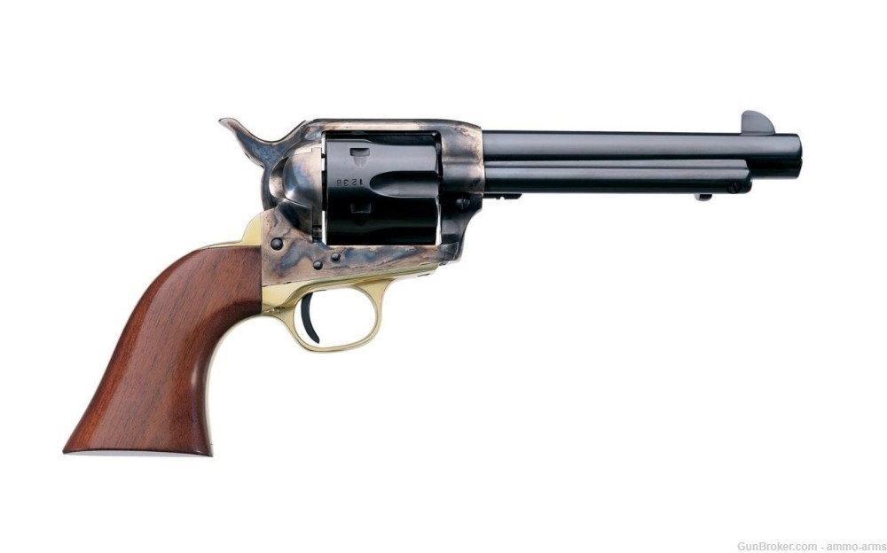 Uberti 1873 Cattleman II Brass .45 Colt CCH 5.5" 6 Rds Walnut 356410-img-1