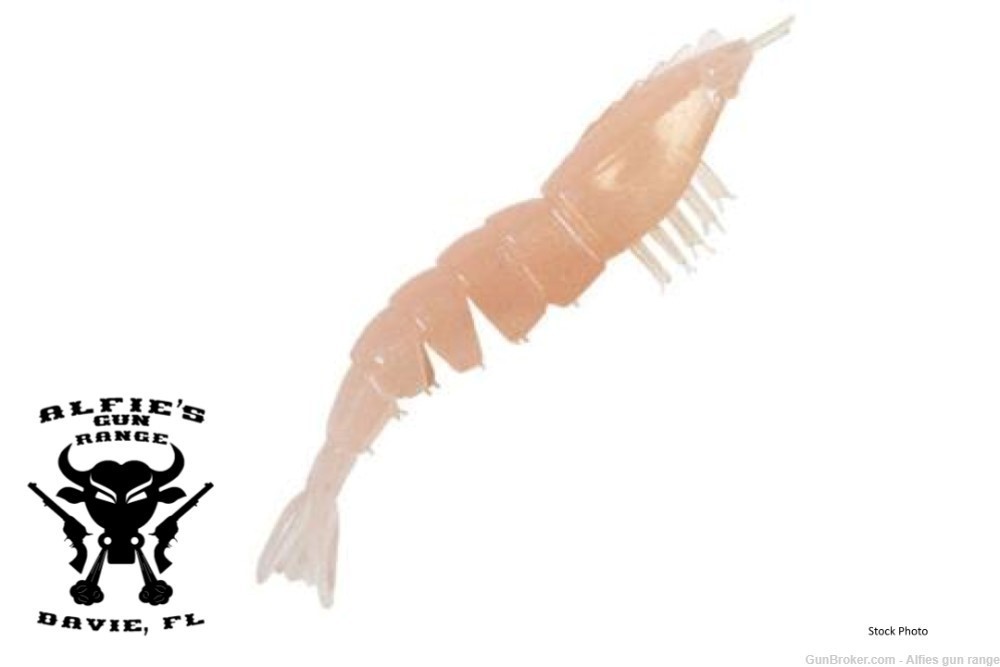 Z-MAN EZ Shrimpz Unrigged Lure - 3-1/2in - Natural EZSU-228PK4-img-0