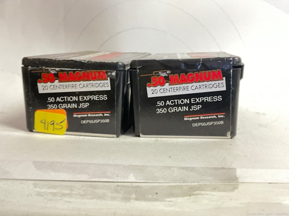 50 Action Express by Magnum Research 350 Grain JSP 40 Rds-img-0
