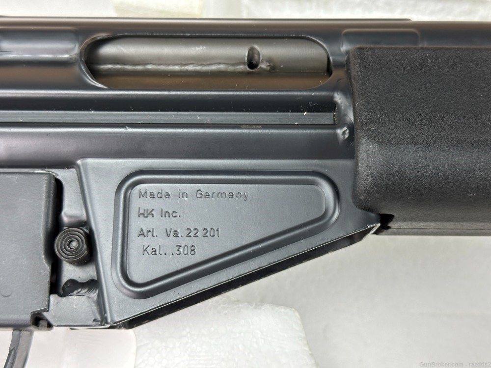 TIME CAPSULE HK91 NIB with test target, bipod, shipping container -img-16
