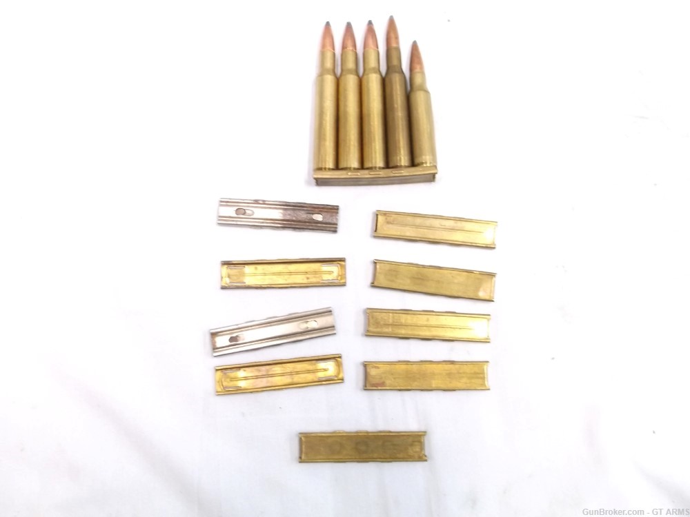 10 STRIPPER CLIPS 5RD. PER CLIP. holds  any ammo .468" head dia. -img-3