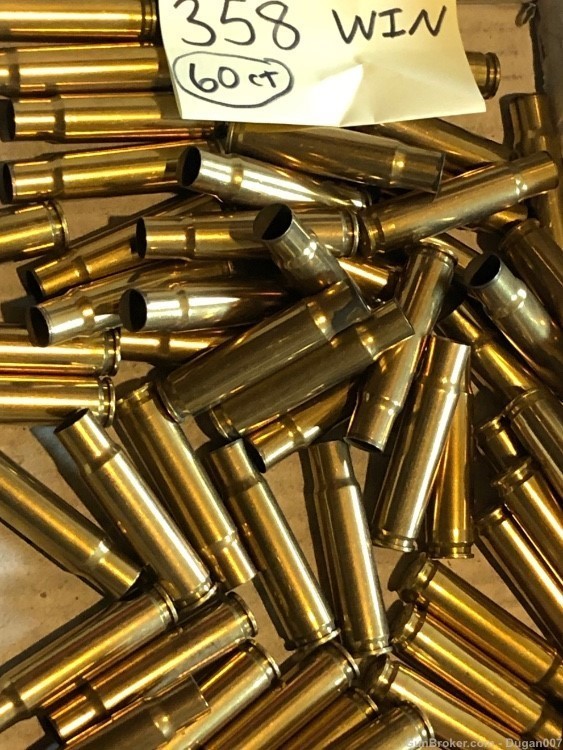 358 Winchester fired brass 115 count mixed-img-3
