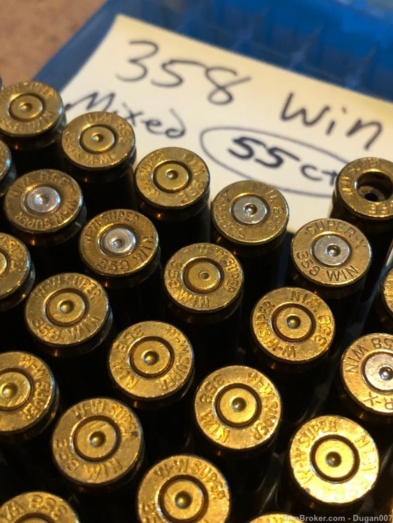 358 Winchester fired brass 115 count mixed-img-5