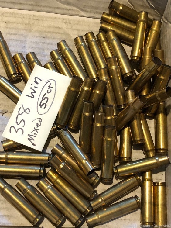 358 Winchester fired brass 115 count mixed-img-6