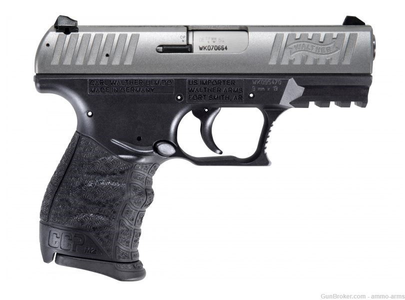 Walther CCP M2 .380 ACP 3.54" 8 Rounds Black / Stainless 508.25.01-img-1
