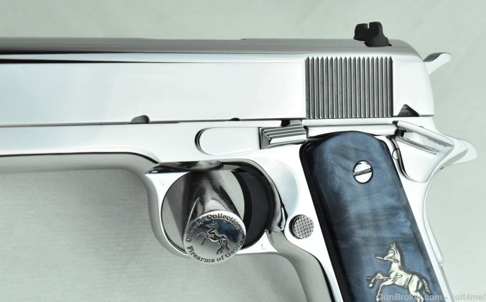 BRIGHT STAINLESS Colt 1911 Classic Government .45 ACP O1911C-SS - Semi ...