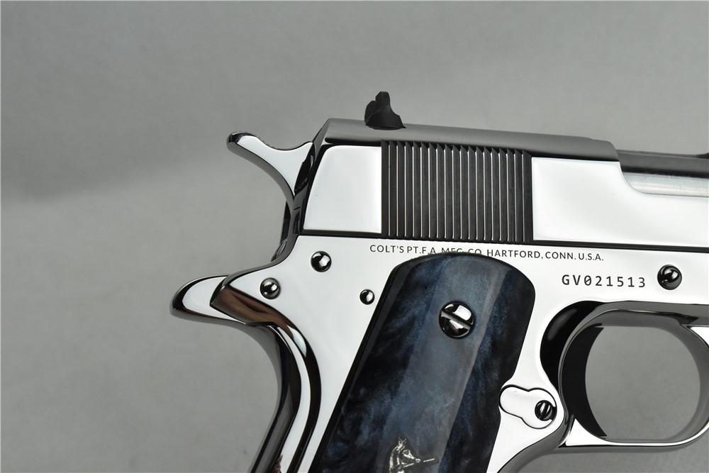 BRIGHT STAINLESS Colt 1911 Classic Government .45 ACP O1911C-SS - Semi ...