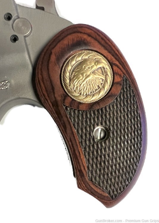 Fits Bond Arms Derringer Grips Rosewood Eagle Grips XL-img-4