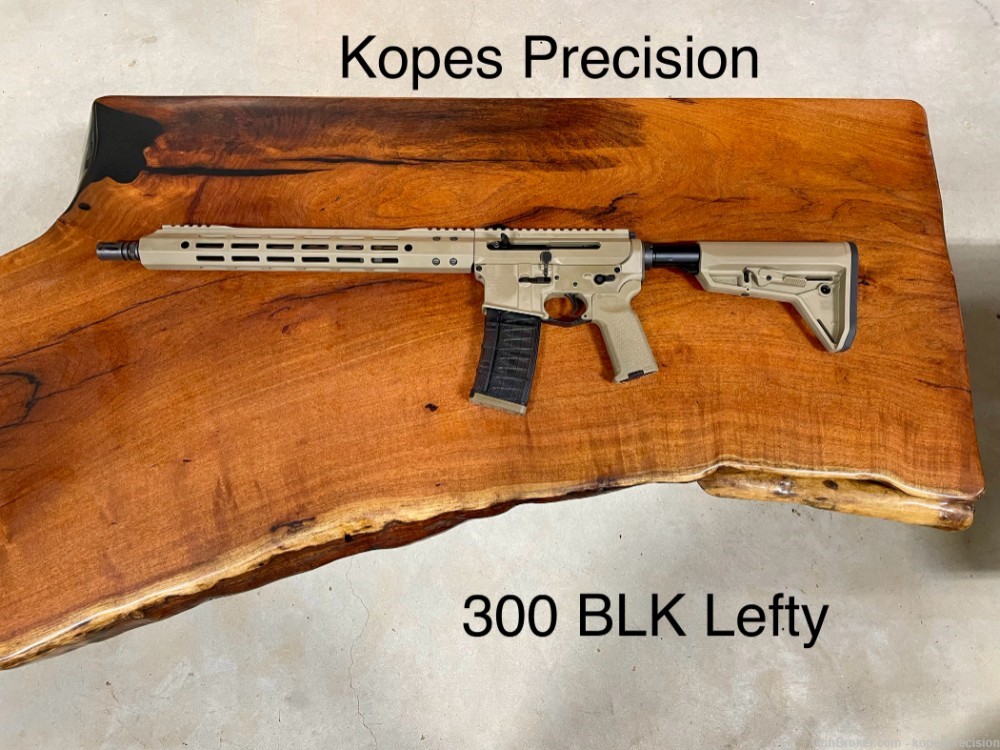 Spring Sale! Kopes Precision 300 BLK Side Charge Rifle FDE Left Hand Lefty-img-0
