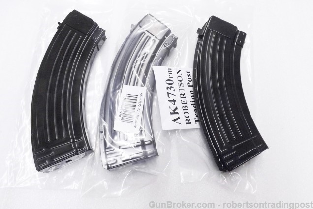 3 AK47 30rd Mags 7.62x39 New KCI Steel $16.33 each Free ship Ground-img-14
