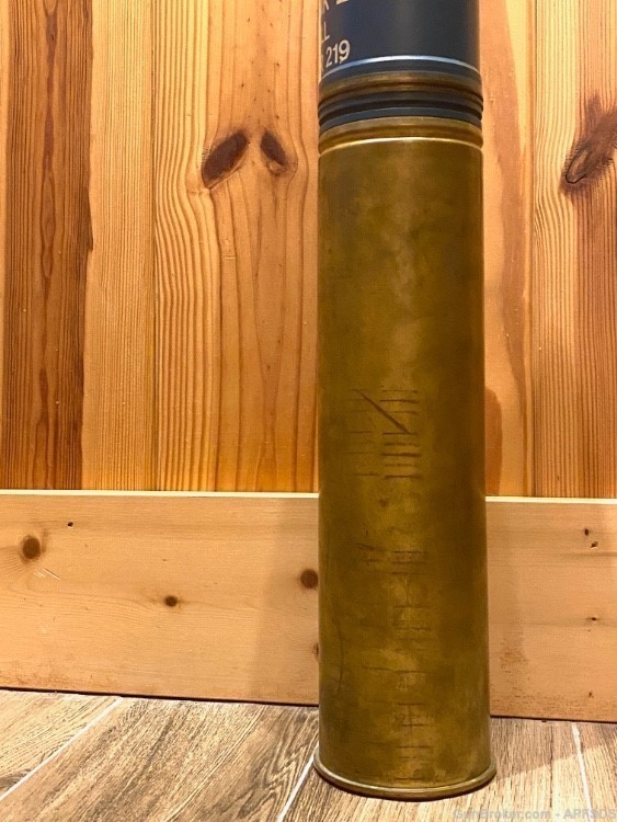 Rare MECAR 90MM DRILL ROUND Inert Projectile Tank Artillery Shell Cannon -img-6